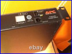 APC AP7721 Automatic Transfer Switch 10A/230V 12x C13 Outlets Rackmounted