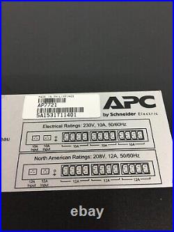 APC AP7721 PDU AUTOMATIC TRANSFER SWITCH with RACK MOUNTS