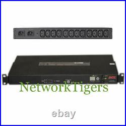 APC AP7721 Rack Automatic Transfer Switch 2 x C14 Input 12 x C13 Output