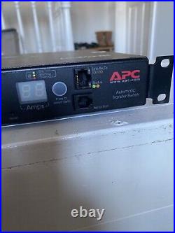 APC AP7723 Rack ATS Automatic Transfer Switch 2x C20 IN 8x C13 + 1x C19 OUT