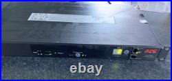 APC AP7723 Rack ATS Automatic Transfer Switch 2x C20 In, 8x C13, 1x C19 Out