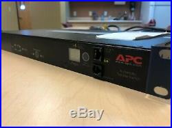 APC AP7730 200-208V 20a Rack Automatic Transfer Switch