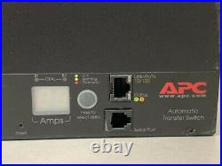 APC AP7732 Rack ATS 2U, 30A, 18-Outlet, 208V Rack-Mount Transfer Switch