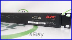 APC AP7750 8-Outlet 120V 15A Mount PDU Automatic Transfer Switch with AP9617 Card