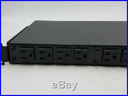 APC AP7750 Automatic Transfer Switch 8 Outlet 120V 12A Max AP9617 Network Card