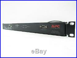 APC AP7750 Rack Mount Automatic Transfer Switch with AP9617 Management Card