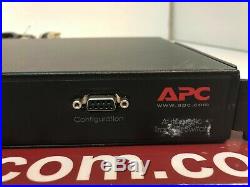 APC AP7751X529 Rack Automatic Transfer Switch 110v 20a AP7751