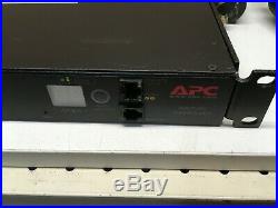 APC AP7752 10-Outlet/120V, 16A. 50/60HZ Rack-mount Transfer Switches L6-30P (C12)