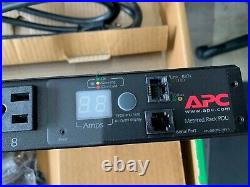 APC AP7800B Metered 1U 15A Rack PDU with (8) 5-15 Outlets