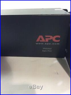 APC AP7802 16Outlet Metered Rack PDU 120VAC 24A 50/60 HZ SURGE PROTECTORL- AD