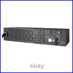 APC AP7811 Rack Mountable PDU Metered 2U 30A 208V (12) C13s & (4) C19