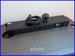 APC AP7820 Switched 1U Rack PDU 8 oulets AUDIO/IT fully tested and working VGC
