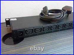 APC AP7820 Switched 1U Rack PDU 8 oulets AUDIO/IT fully tested and working VGC