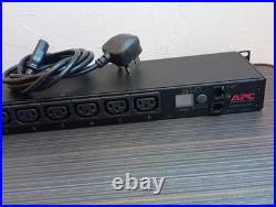 APC AP7820 Switched 1U Rack PDU 8 oulets AUDIO/IT fully tested and working VGC