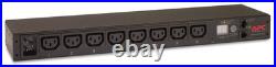 APC AP7821B power distribution unit (PDU) 8 AC outlet(s) 0U/1U Black