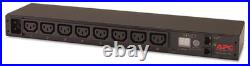 APC AP7821B power distribution unit (PDU) 8 AC outlet(s) 0U/1U Black