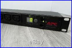 APC AP7821 16A Amp Switched Power Distribution Unit PDU 19 1U Rack Mount C19