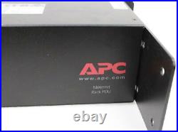 APC AP7822B 16-Way 2U C13 C19 Rackmount Metered Power Distribution Unit PDU