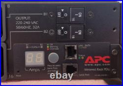APC AP7822B 16-Way 2U Horizontal/Vertical Rackmount Metered PDU C13 & C19 Outlet APC AP7822B 16-Way 2U Horizontal/Vertical Rackmount Metered PDU C13 & C19 Outlet