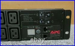 APC AP7822B 16-Way 32A 2U Horizontal/Vertical Rackmount Metered PDU C13 C19