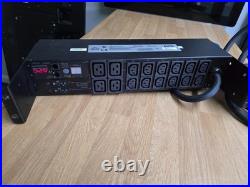 APC AP7822 16-Way 2U Horizontal/Vertical Rackmount Metered PDU C13 & C19 Outlet