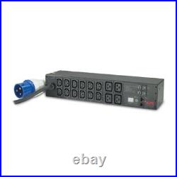 APC AP7822 Metered Rack PDU 2U 32A 230V (12)C13 (4)C19 Outlets IEC 309 2P+E NOB