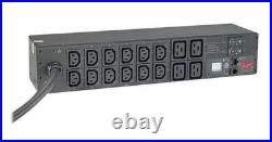 APC AP7822 Metered Rack PDU 2U 32A 230V 12x C13 & 4x C19 Power Distribution Unit