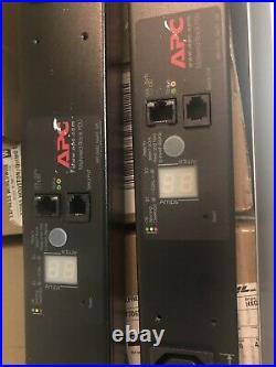 APC AP7841 Rack PDU, Metered, Zero U, 24Amps Max 200 240V 24 OUTLETS OPEN BOX