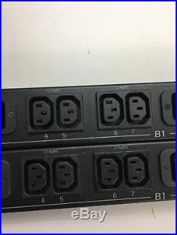 APC AP7841 Rack PDU, Metered, Zero U, 30A, 200/240V, (20)C13 & (4)C19 #63
