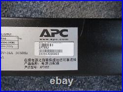 APC AP7852 20xC13 4xC19 ZeroU Switched Rack PDU Power Distribution Unit 230V 16A