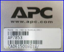 APC AP7853 Rack ZeroU Metered Power Distribution Unit PDU 32A 230V 20xC13 4xC19