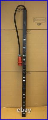 APC AP7856 6x C13 12x C19 32A 3-phase Metered Rack Power Distribution Unit PDU