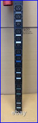 APC AP7856 6x C13 12x C19 32A 3-phase Metered Rack Power Distribution Unit PDU
