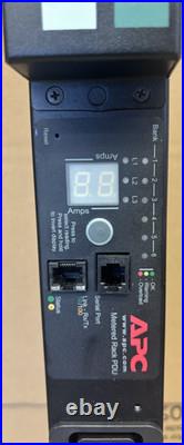 APC AP7856 6x C13 12x C19 32A 3-phase Metered Rack Power Distribution Unit PDU