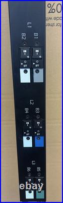 APC AP7856 6x C13 12x C19 32A 3-phase Metered Rack Power Distribution Unit PDU