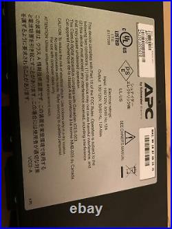 APC AP7900 Switched Rack PDU 100/120V 50/60 Hz 12A 8-Outlet