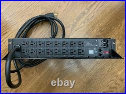 APC AP7902 120VAC, 24A 50/60Hz Switched Rack PDU with rack mounting hardware