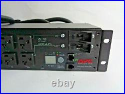 APC AP7902 Switched 16-Outlet Rack Power Distribution Unit PDU 100/120V 30A 2U