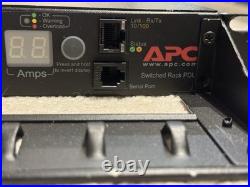 APC AP7920B 8-Port Switched 1U Rack PDU Power Distribution Unit And Racking Unit