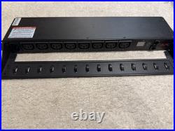 APC AP7920B 8-Port Switched 1U Rack PDU Power Distribution Unit with rackmount