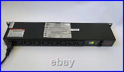 APC AP7920B NetShelter Switched Rack PDU 1U 1PH 2.3kW 230V 10A 8x C13 C14 Input APC AP7920B NetShelter Switched Rack PDU 1U 1PH 2.3kW 230V 10A 8x C13 C14 Input