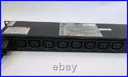 APC AP7920B NetShelter Switched Rack PDU 1U 1PH 2.3kW 230V 10A 8x C13 C14 Input APC AP7920B NetShelter Switched Rack PDU 1U 1PH 2.3kW 230V 10A 8x C13 C14 Input