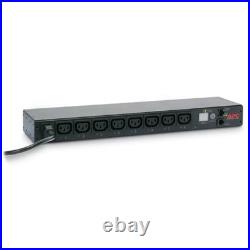 APC AP7920B Switched 1u Rack PDU 8 Outlet with rack ears & cable management arms