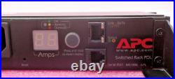 APC AP7920B Switched Rack PDU 1PH 1U 8x C13 Output 1xC14 Input 200-240V AC 2300V