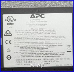APC AP7920B Switched Rack PDU 1U 8x C13 Network Managed 230V
