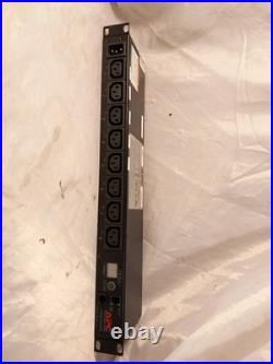 APC AP7920B power distribution unit PDU 8 AC outlets 0U/1U Black + MOUNTING EARS