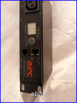 APC AP7920B power distribution unit PDU 8 AC outlets 0U/1U Black + MOUNTING EARS