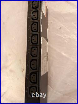 APC AP7920B power distribution unit PDU 8 AC outlets 0U/1U Black + MOUNTING EARS