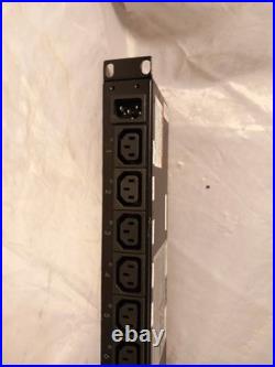 APC AP7920B power distribution unit PDU 8 AC outlets 0U/1U Black + MOUNTING EARS
