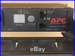 APC AP7920 IP Switched Power Distribution Unit PDU 8xOutlets -19 1U Rack Mount